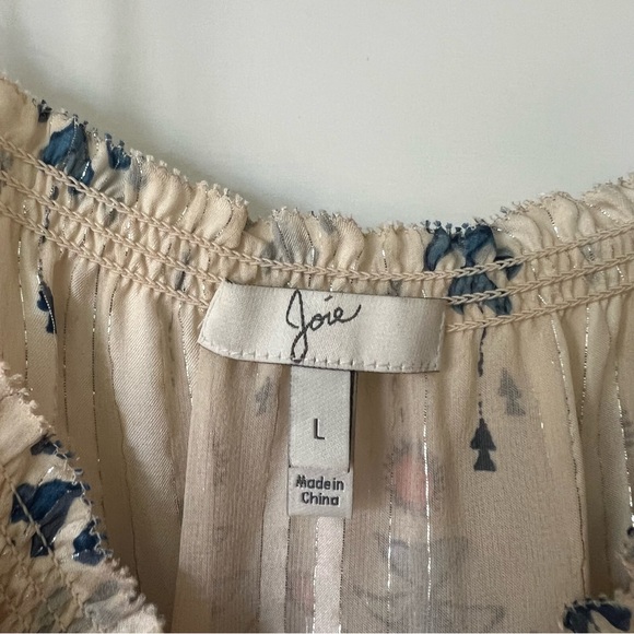 Joie Sorne print popover maxi dress size Large - Picture 6 of 7